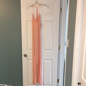 BCBGeneration light pink maxi dress